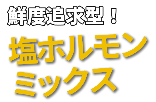 鮮度追求型！塩ホルモン ミックス